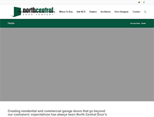 Tablet Screenshot of northcentraldoor.com